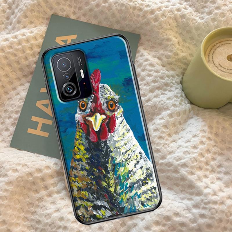 Chicken Hen Rooster Case For POCO F5 Pro F3 F4 X4 GT M5 X3 X5 Pro Back Cover For Xiaomi 13 Lite 12 X 11T 12T Pro