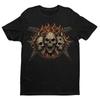 Retro Heavy Metal Skeleton T Shirt Gothic Skull Lover S For Unisex Vintage Top For Everyday Wear Streetwear Homme