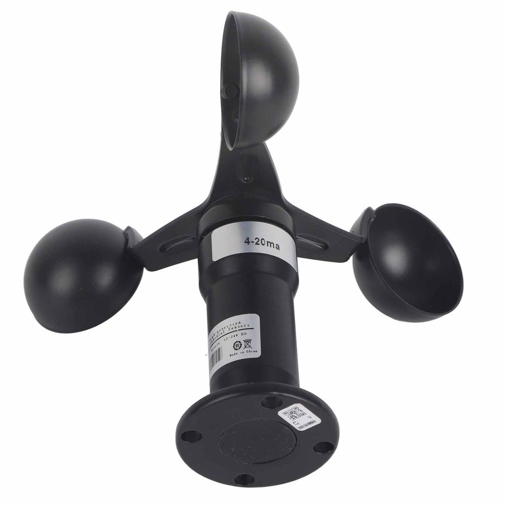Sensore di velocità del vento in lega di alluminio con uscita del segnale a impulsi da 4-20 mA, rilevatore di velocità del vento anemometro