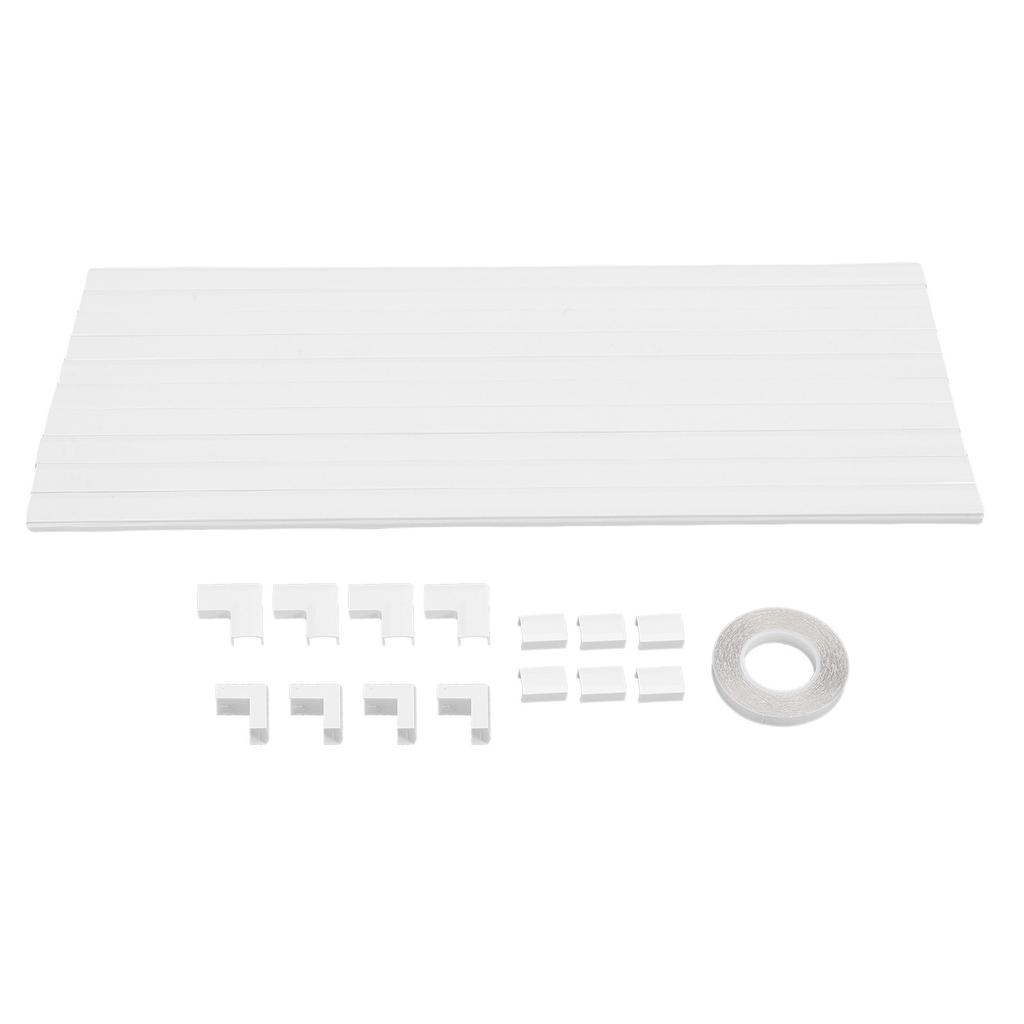 Cord Hider Wire Covers Wall Cable Management Raceway Kit 15mmx9mm for 1 2 Network Cables Or 2 3 Copper Wires