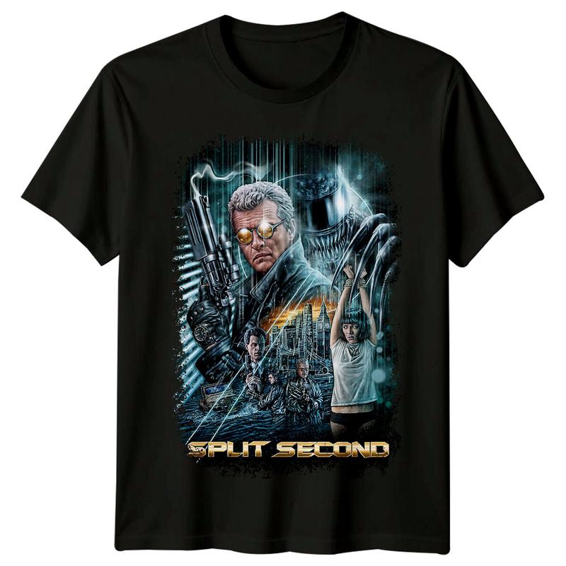 

Split Second (1992) Movie Poster Inspired Unisex T-Shirt Retro 90s Tee Unisex L