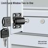 uPVC Stainless Steel Aluminum Alloy Anti-Theft Child Safety Lock for Windows and Sliding Doors