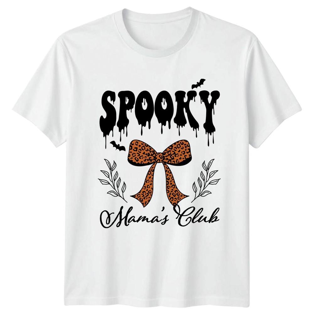 Funny Spooky Mamas Club Unisexs TShirt Motherhood Halloween Gift For Her S