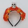 Simulation Flower Halloween Hair Hoop Exaggerated Gothic Flower Hairband  Girls/Children