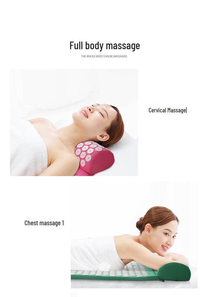 Acupuncture Yoga & Massage Mat with Pillow for Fitness