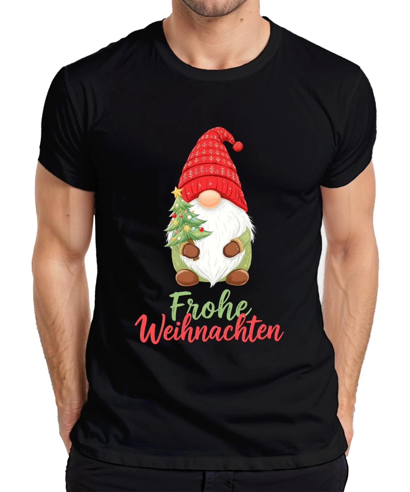 Merry Christmas Gnome Xmas Gnome Xmas Tree Cute Mens T-Shirt- 3XL