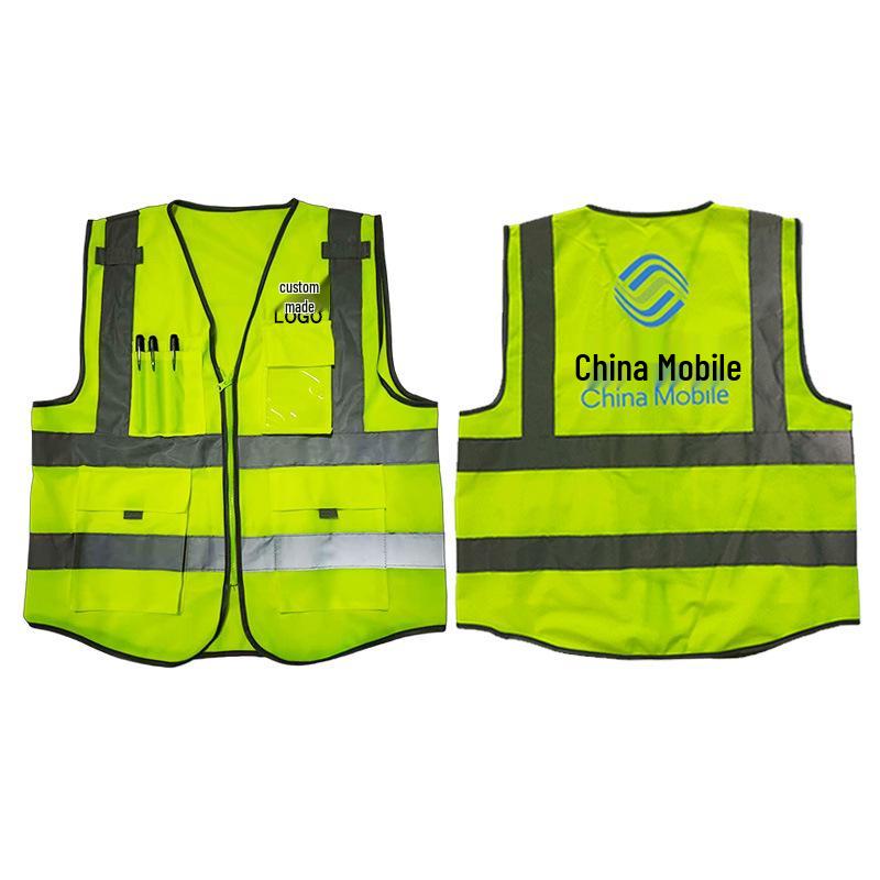 Comfortable Breathable Reflective Safety Vest for Municipal Construction & Sanitation Workers