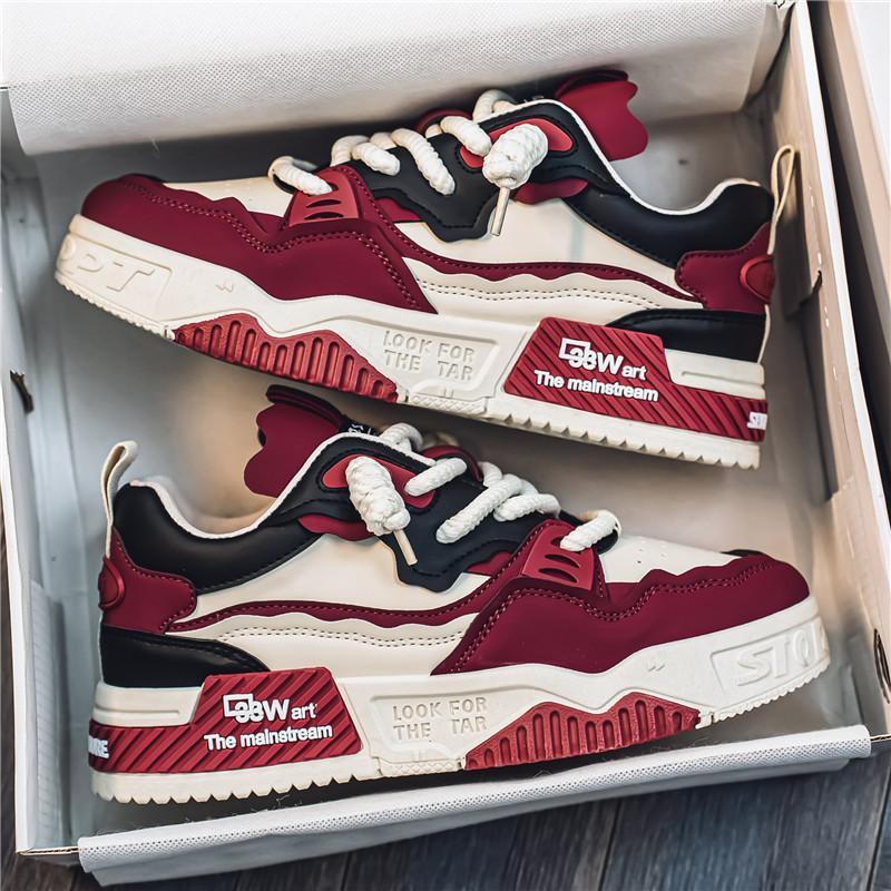 Men's shoes spring and autumn 2025 new Internet celebrity trend heightening board shoes niche casual shoes boys versatile sports tide shoes