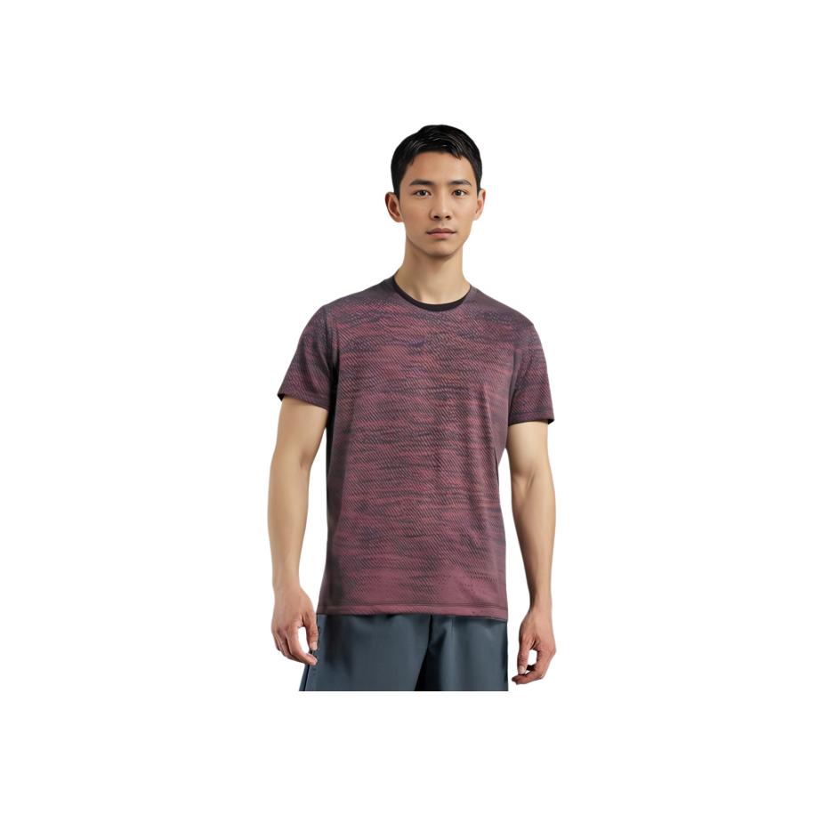 adidas Gradient Sports Round Neck Short Sleeve T-Shirt Men Tops Red GC8411