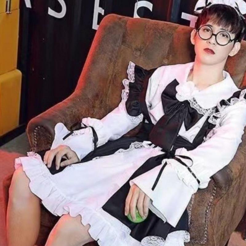 Daily Cute Maid Dress Maid Boss Maid Dress Full Maid Dress S