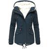 Winter Hot Sale: Women's Hooded Slimming Plus Velvet Thick Cotton Coat
