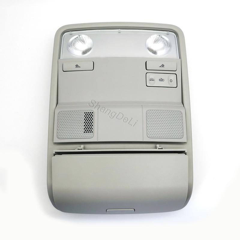 1PC Fit for Golf 5 golf 6 for Passat B6 2006 2007 2008 2009 Gray Car Interior Dome Reading light Roof Ceiling Lamp Glasses Case