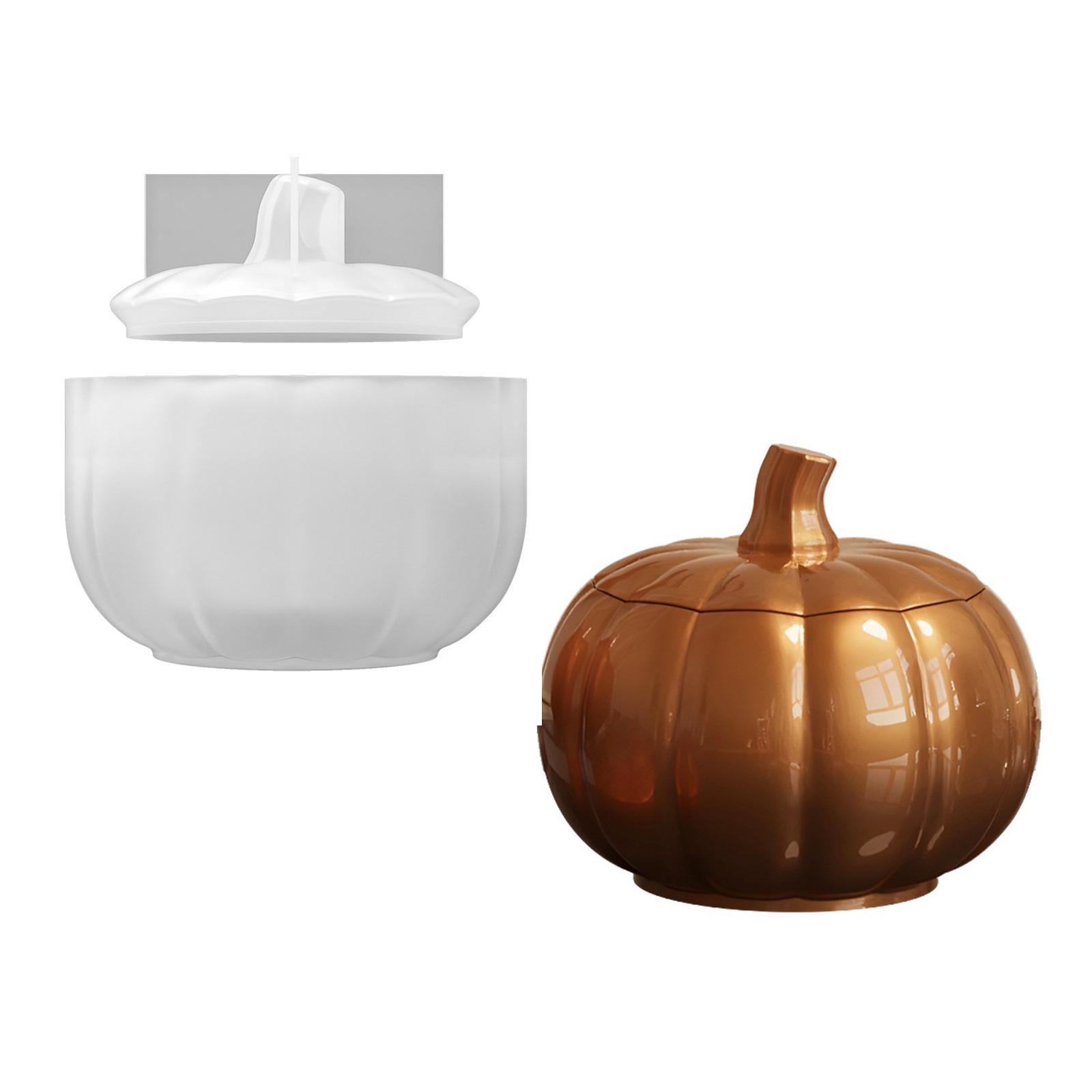 

Силиконовая форма Тыква Форма Формы для хранения Инструмент для рукоделия Формы для банок с крышкой Подходит для рукоделия Подставка для ручек