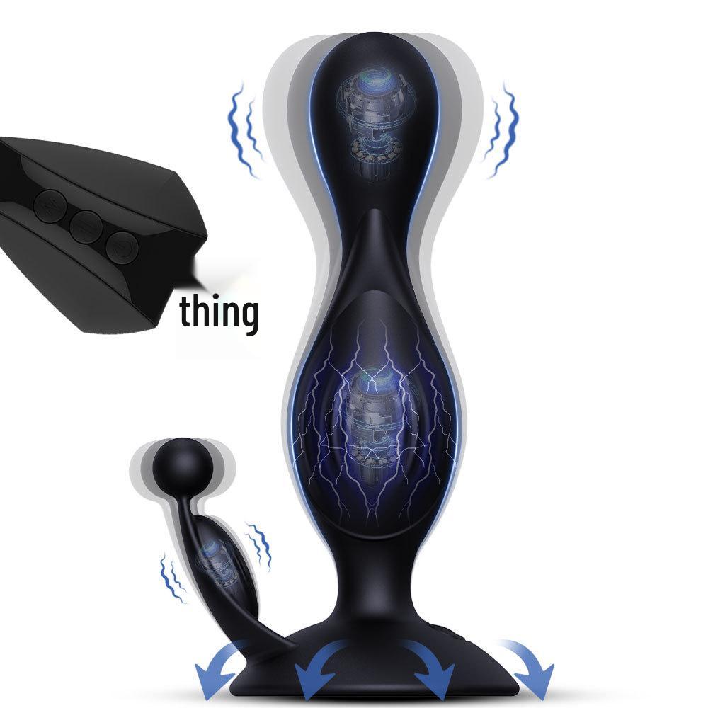 Silicone Electric Anal Plug & Prostate Massager for Adults