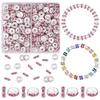 Good-8Mm Spacer Beads For Crafting, 15 Colors Rondelle Spacer Beads Box, Fancy Crystal Rhinestone Beads