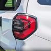 For Toyota 4Runner TRD Sport 2025 2026 ABS Black CarbonFiber Rear Light Cover Trim Taillights Lamp Protector Frame Accessories