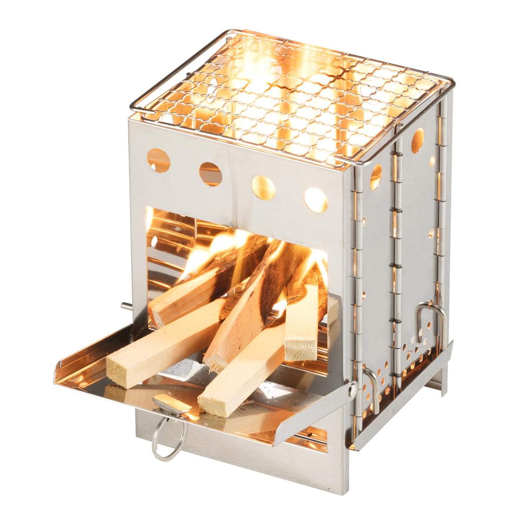 BUNDOK Kempinková kamna BD-470, Ohniště, Kempování/Turistika, Stříbrná