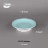 Creative Solid Color Melamine Plate – Faux Porcelain Round Tableware for Home or Hotel Use