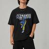 Tričko Fernando Alonso, Závodní tričko Formule 1, Dárek pro fanouška motorsportu, Grafické ležérní top, Oblečení populárního jezdce F1, Unisex sportovní oblečení