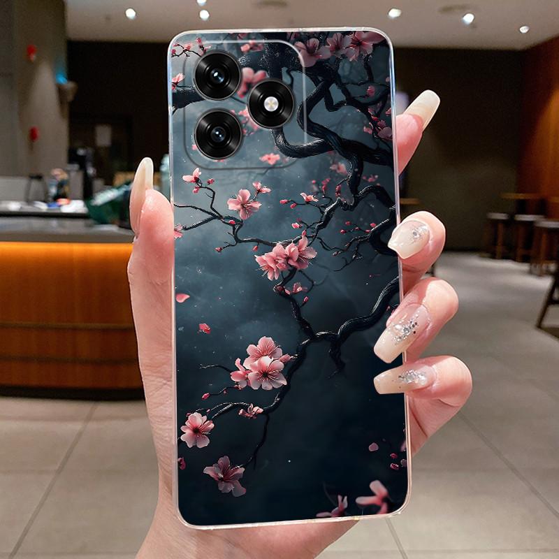 

For Huawei Honor Play 10A NLA-LX3 Case 2025 Clear Luxury Fashion Butterfly Flower Soft TPU Phone Cover for Honor Play10A 4G Case Honor Play 10A