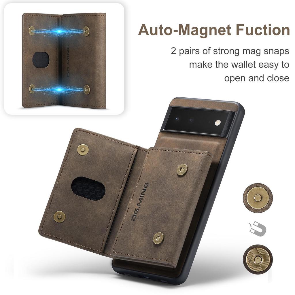 M2 Magnetic Card Holder Protective Case for Google Pixel 7/6 Pro