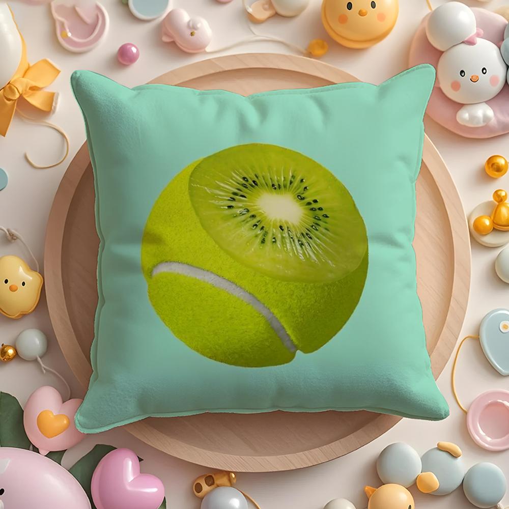 CCreative Fruit Pillow Case Soft Plush Fabric DoubleSided Printed Cushion Cover Warm Winter Sofa Pillow Case