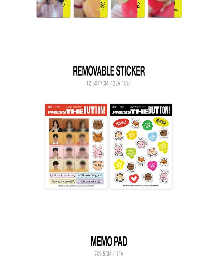 [Pre-Order] DAY6 [PRESS THE BUTTON] 2026 SEASON'S GREETINGS