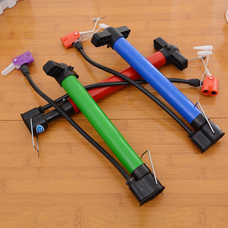 1Pc Bicycle Pump Inflator Cycling Hand Mini High Pressure Bicycle Pumps Air Ball