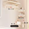 Yipan Punch-Free Foldable Bathroom Shelf