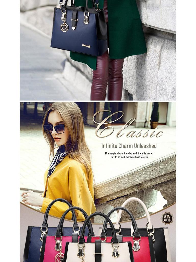 New Autumn/Winter Women's Large-Capacity Korean Style Fashion Handbag - Trendy Shoulder & Crossbody Bag