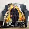 Lucifer Season Three Teaser Blanket Soft Throw Blanket For Home Bedroom Bed Sofa Travel Office Solid Christmas Blanket