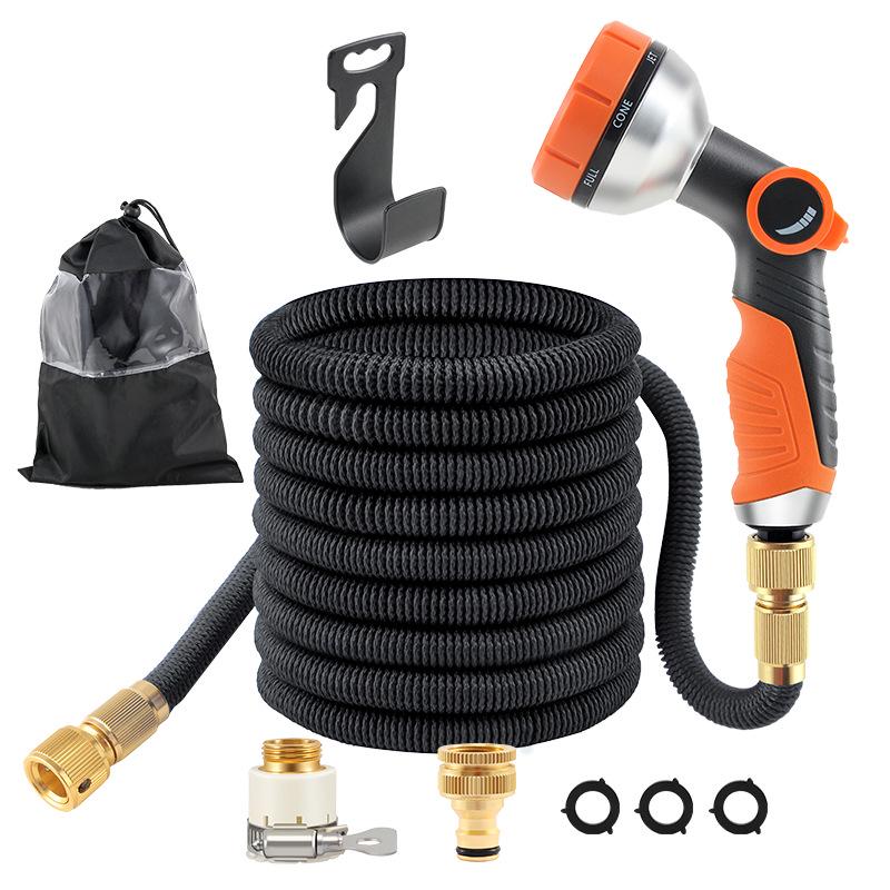 Magisk infällbar trädgårdsslang & Vattenpistol med sprinkler