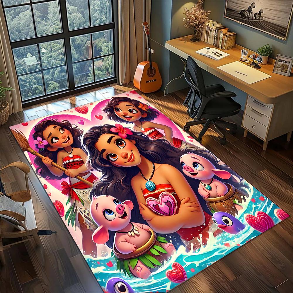 Disney Princesses: Dream Gathering Rug Carpet Large Area Rug Non Slip Washable Floor Mat Gamer Room Bedroom Home Decor
