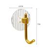 Acrylic Tranparent Multifunction Wall Hook Key Cloth Organizer Hanger Bathroom Robe Towel Rack Kitchen Hardware Hooks