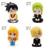 One Piece Pvc Action Figures With Sitting Pose For Collection And Display
