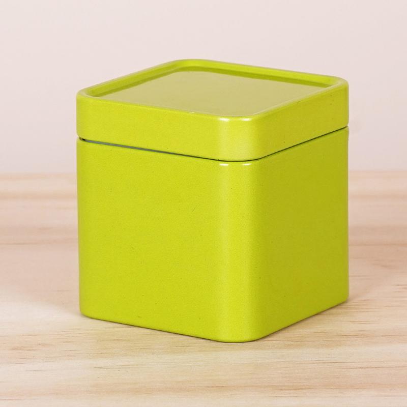 Sealed Black Tea Green Tea Packaging Box Flower Tea Cans Square Candy Cans