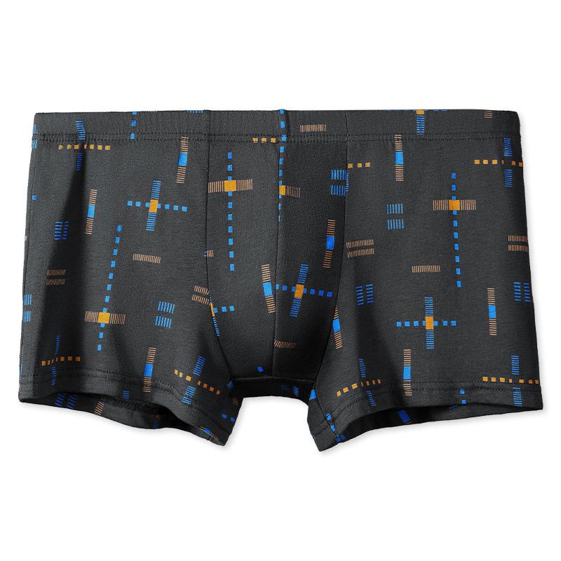 Men's Loose-Fit Pure Cotton Boxer Briefs - Large Size, Comfortable Summer Sports Underwear