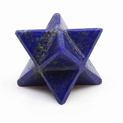 Lapis Lazuli 8bodová hvězda Merkaba Posvátné vyvažování čaker Reiki léčení