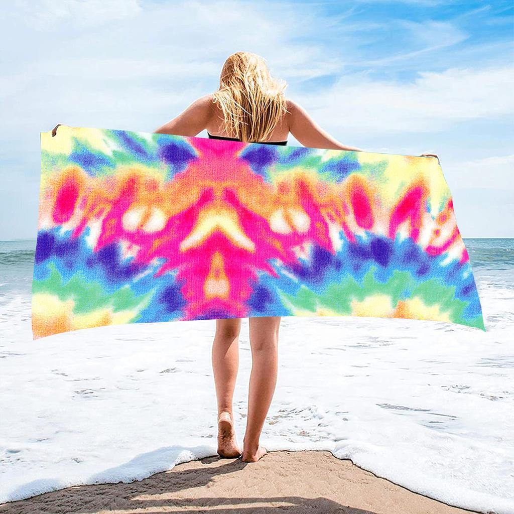 Microfiber Beach Towel Oversized Absorbent Bath Towel For Womens And Kids
