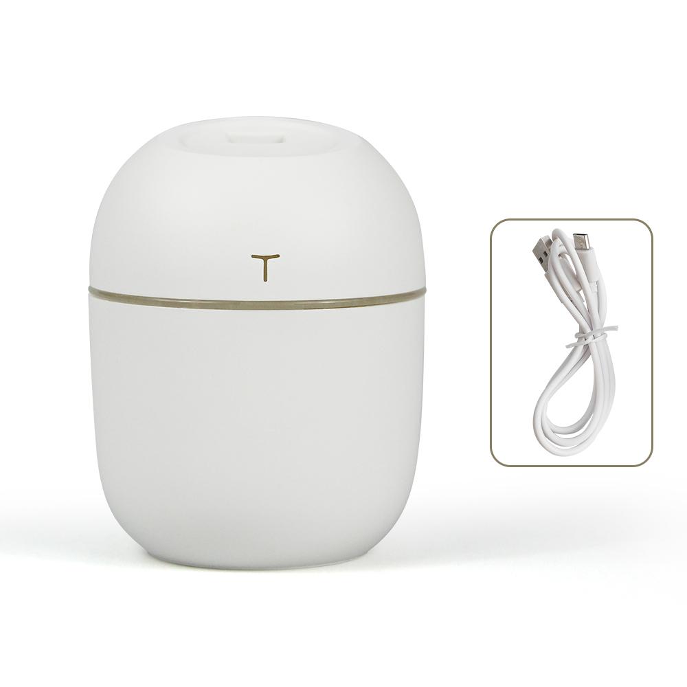

Mini USB Air Humidifier 220ML Portable Ultrasonic Humidifier with Colorful Night Light Quiet Operation for Home Office Bedroom