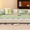 Summer Sofa Cushion  New Cool High-End Sofa Mat Seat Cushion Straight Row Sofa Cover Cover Cloth