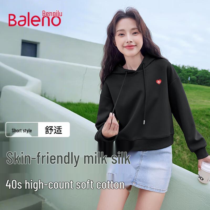 Baleno Women's Autumn Campus Hooded Sweatshirt