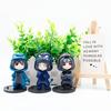 Anime 9pcs/set Naruto Figures Model Naruto Sasuke Kakashi 8cm Doll Costume Design PVCToys Dolls Kid Gift