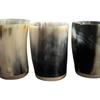 Personalisiertes Wikinger Ochsenhorn Becher Set Trinkhorn Schnapsgläser, Echte Mittelalterliche Hornbecher, Handwerkliche Handarbeit, Ethisch Beschafft