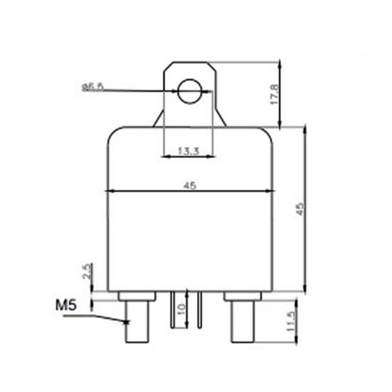 Wm686 100A Rl/180 12V Dc Dust-Proof Automotive Fused Car Starter Relay Accessory