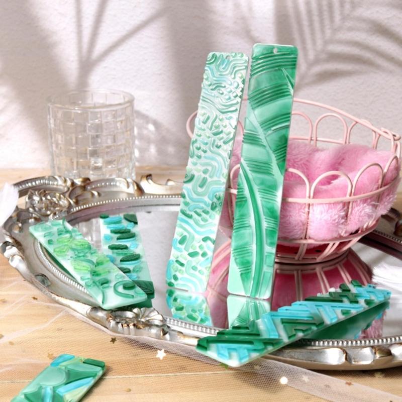 Rectangle Silicone Bookmark Mold DIY Bookmark Mould Making Epoxy Resin Jewelry DIY Craft Silicone Mold 150x35mm