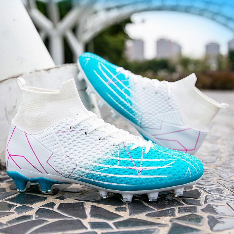 Men Football Shoes Grass Adult TF/FG Anti Slip Breathe Soccer Cleats Youth Outdoor Sports Original Men's Society Football Boot