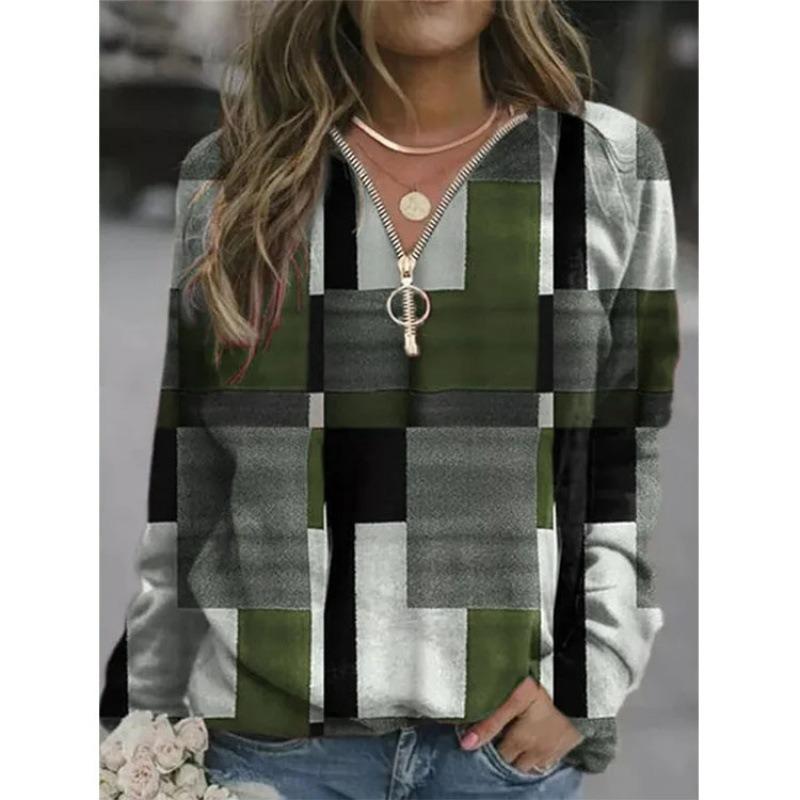 QICED Felpe con cappuccio e felpe casual a maniche lunghe da donna