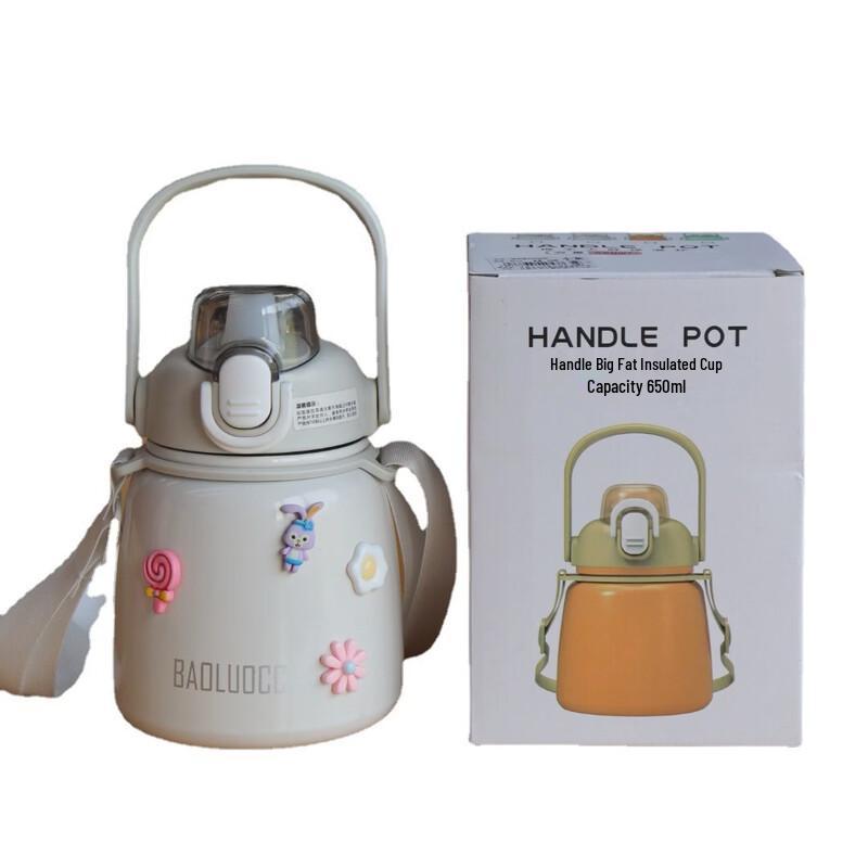 Changqi 650ML Insulated Straw Cup for Kids
