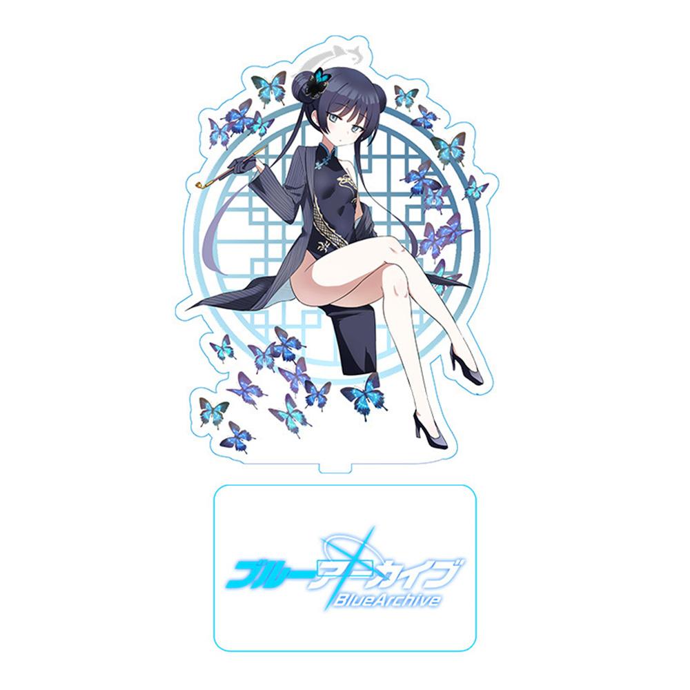 Hot Anime Blue Archive Takanashi Hoshino Cosplay Game Acrylic Action Figure Stand Model Toy Decor Prop Fans Collection Gift